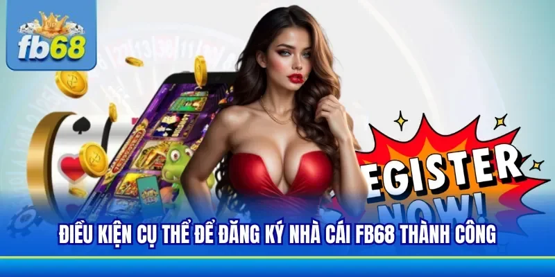 Những điều kiện quan trọng khi đăng ký FB68