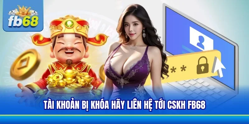 Tài khoản bị khóa khi truy cập nên liên hệ FB68