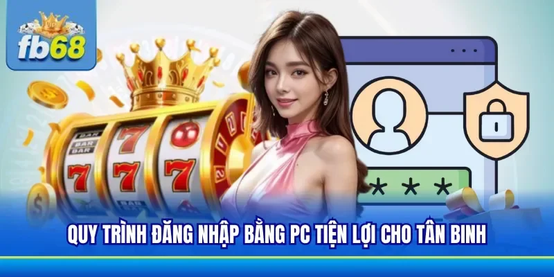 Thực hiện đăng nhập nhà cái FB68 trên giao diện PC